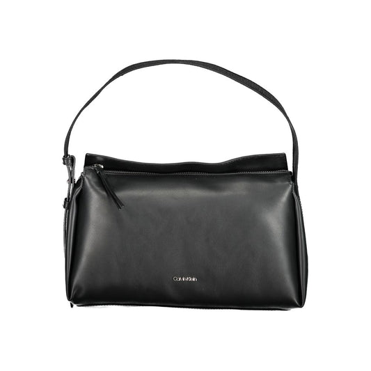 Calvin Klein käsilaukku - Black Polyester Handbag