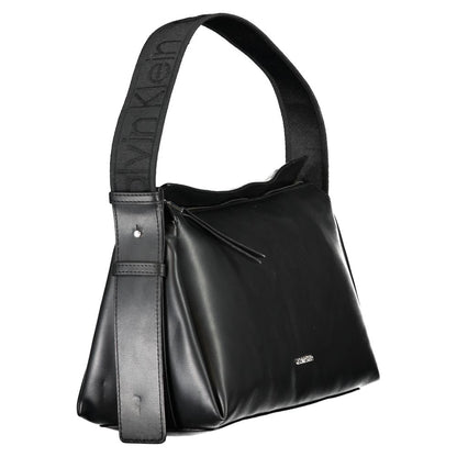 Calvin Klein käsilaukku - Black Polyester Handbag