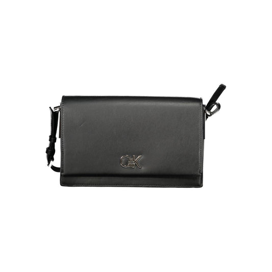 Calvin Klein laukku - Black Polyester Women Handbag