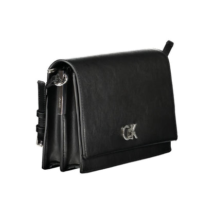 Calvin Klein laukku - Black Polyester Women Handbag
