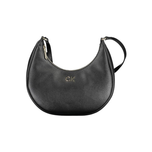 Calvin Klein laukku - Black Recycled Polyester Women Handbag