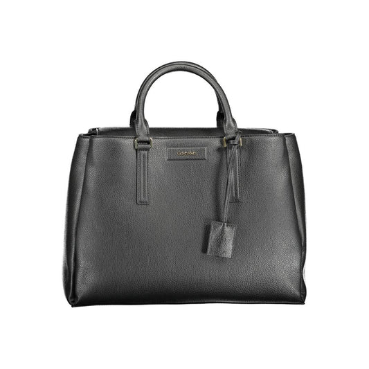Calvin Klein laukku - Black Recycled Polyester Women Handbag
