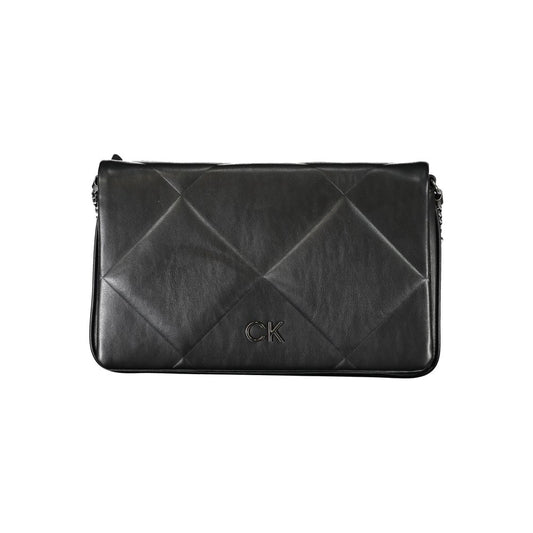 Calvin Klein käsilaukku - Black Polyester Handbag