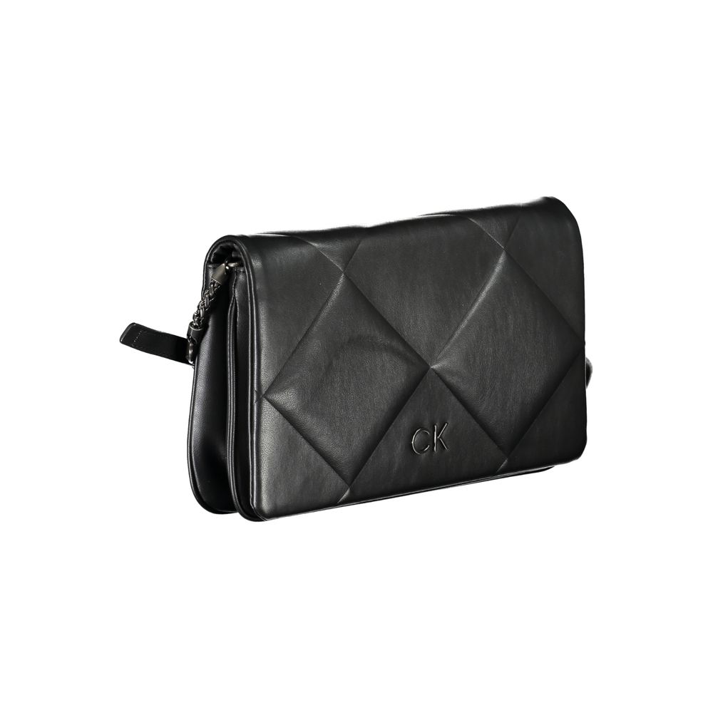 Calvin Klein käsilaukku - Black Polyester Handbag