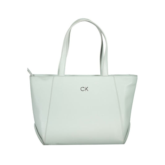Calvin Klein laukku - Light Blue Polyethylene Women Handbag
