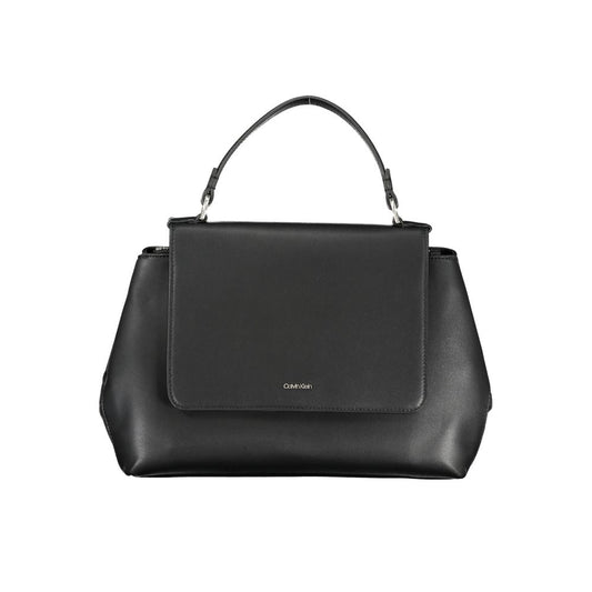 Calvin Klein käsilaukku - Black Polyester Handbag
