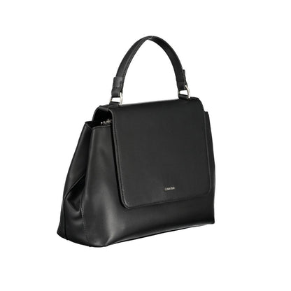 Calvin Klein käsilaukku - Black Polyester Handbag