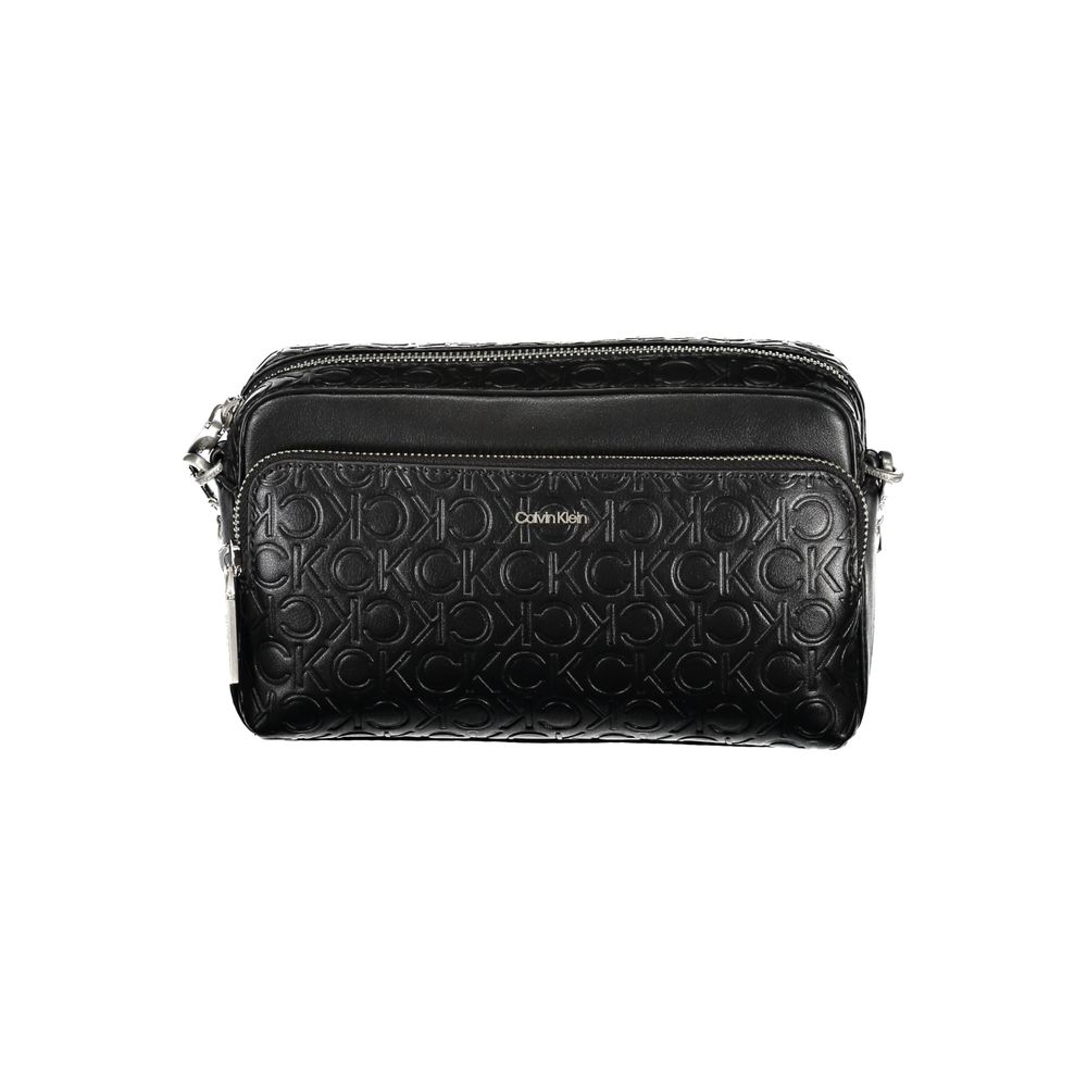 Calvin Klein käsilaukku - Black Polyester Handbag