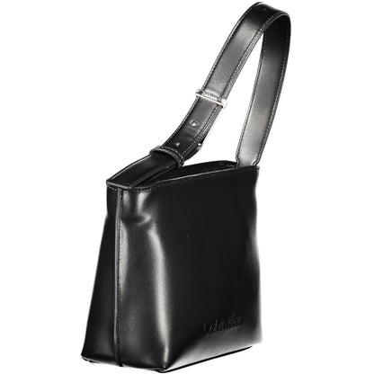 Calvin Klein laukku - Black Polyester Women Handbag