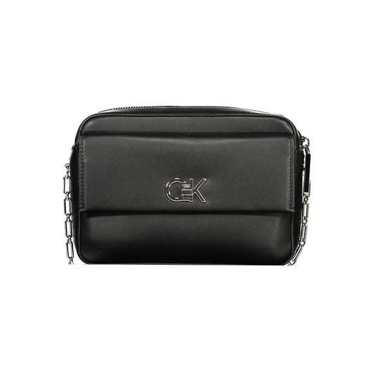 Calvin Klein laukku - Black Polyester Women Handbag