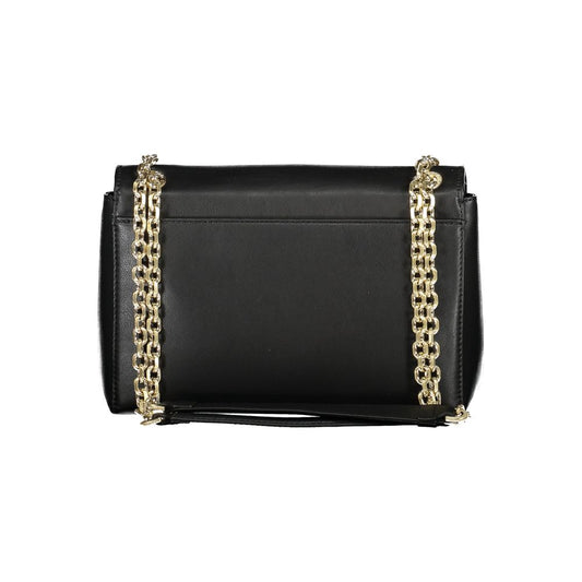 Calvin Klein käsilaukku - Black Polyester Handbag