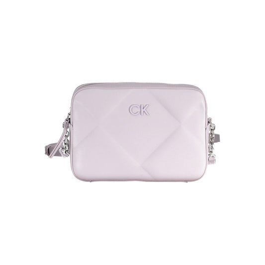 Calvin Klein käsilaukku - Purple Polyester Handbag