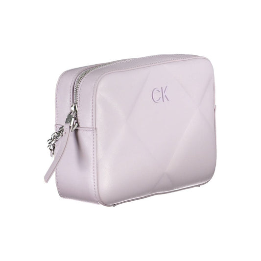 Calvin Klein käsilaukku - Purple Polyester Handbag