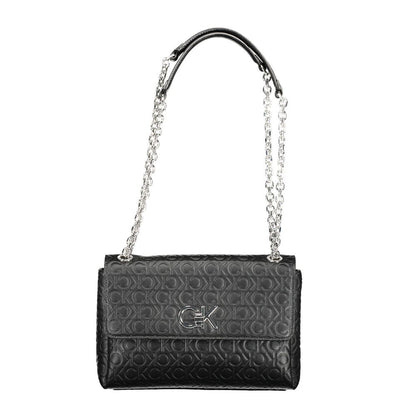 Calvin Klein laukku - Black Polyester Handbag