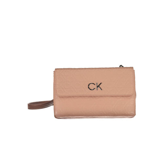 Calvin Klein laukku - Pink Polyester Handbag