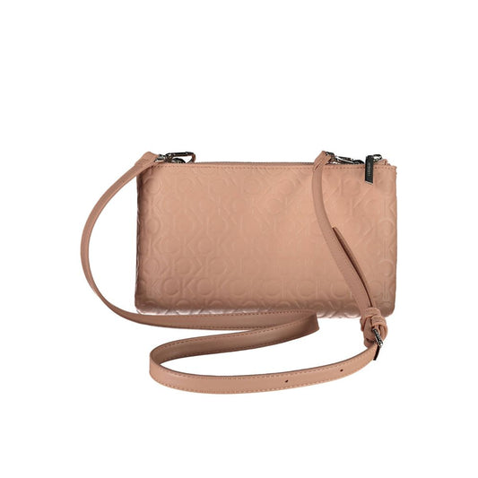 Calvin Klein laukku - Pink Polyester Handbag