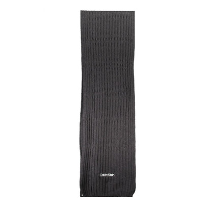 Calvin Klein huivi - Black Cotton Scarf