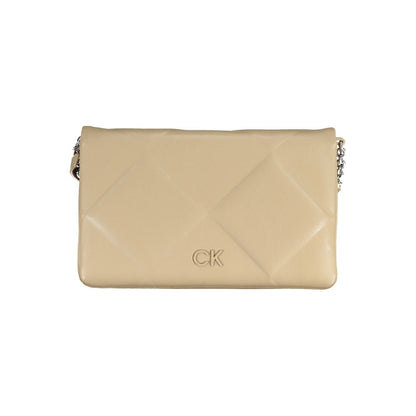 Calvin Klein laukku - Beige Polyester Handbag