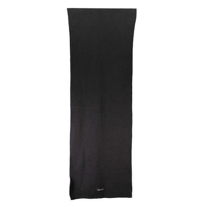 Calvin Klein huivi - Black Cotton Scarf