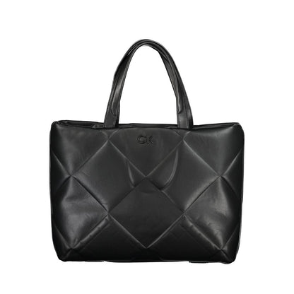 Calvin Klein laukku - Black Cotton Handbag