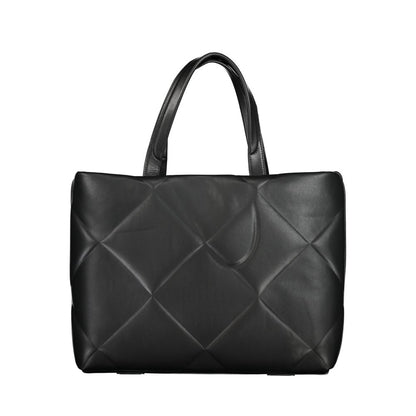 Calvin Klein laukku - Black Cotton Handbag