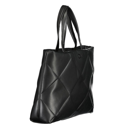 Calvin Klein laukku - Black Cotton Handbag