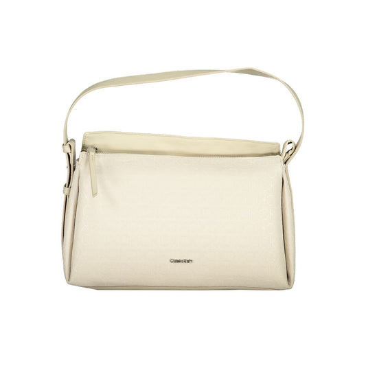 Calvin Klein laukku - Beige Polyester Handbag