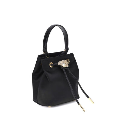 Versace Black Viscose Shoulder Bag
