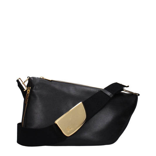 Burberry laukku Black Leather Crossbody Bags