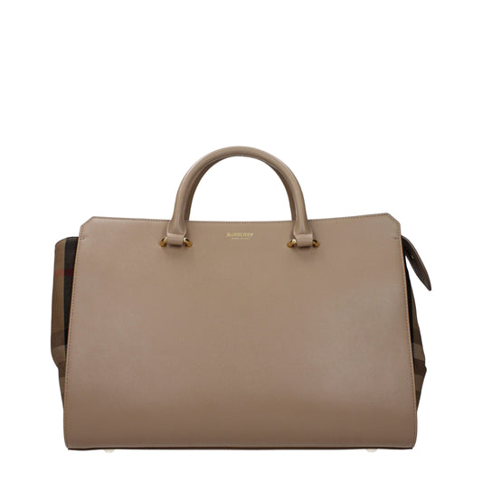 Burberry laukku Beige Leather Handbags