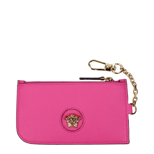Versace roze leren portemonnee