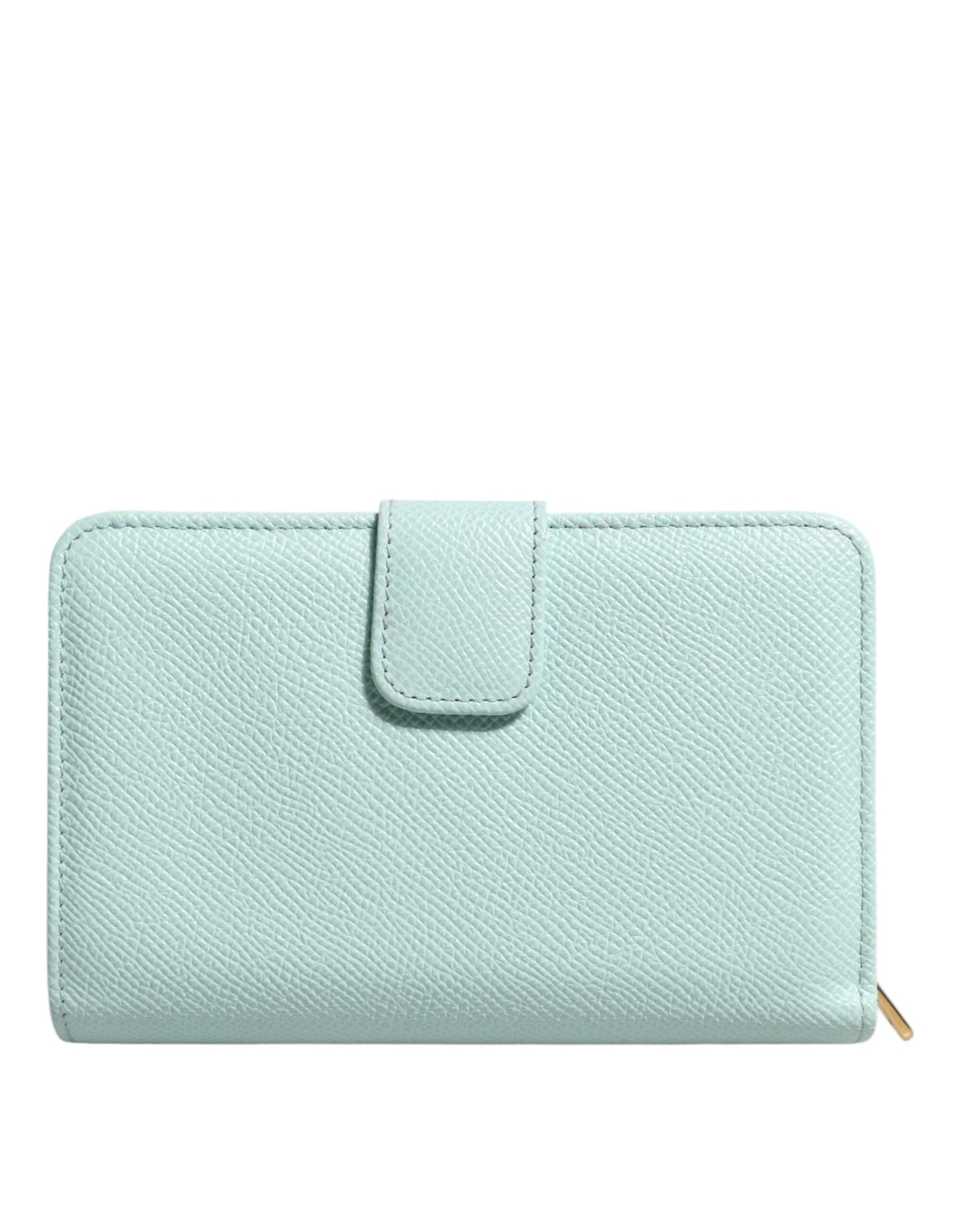 Dolce & Gabbana lompakko Mint Green Leather Bifold Continental Clutch Wallet