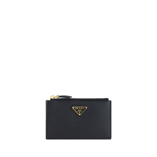 Prada lompakko Black Calf Leather Bos Taurus Wallet