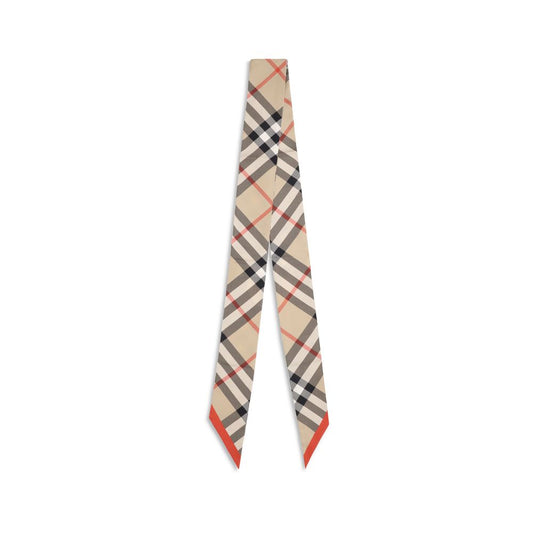 Burberry huivi, silkki, Silk Check Scarf
