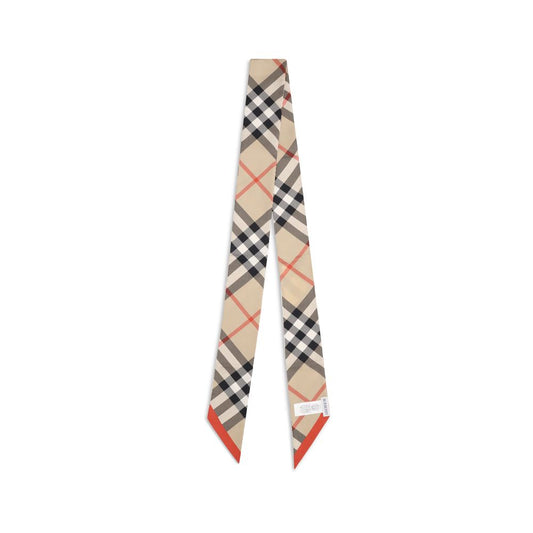 Burberry huivi, silkki, Silk Check Scarf