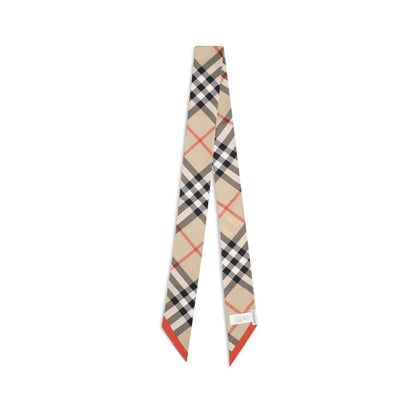 Burberry huivi, silkki, Silk Check Scarf
