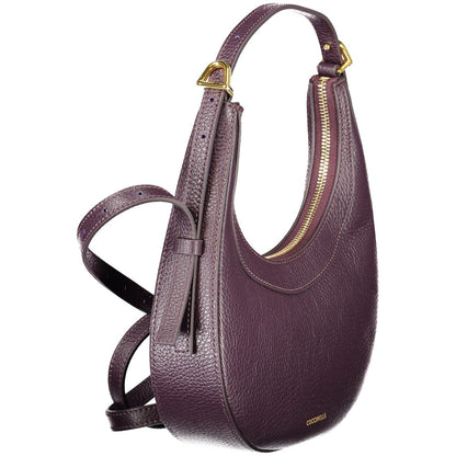Coccinelle bag Purple Leather Women Handbag