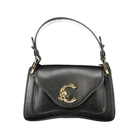 Coccinelle laukku Black Leather Women Handbag