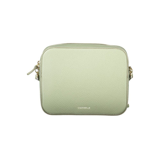 Coccinelle laukku Green Leather Women Handbag