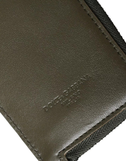 Dolce & Gabbana lompakko - Multicolor Calfskin Leather Logo Card Holder Women Wallet