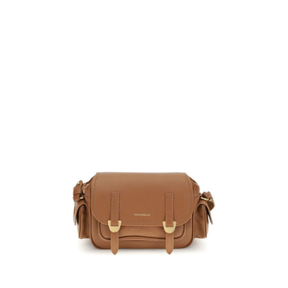 Coccinelle laukku Brown Leather Shoulder Bag
