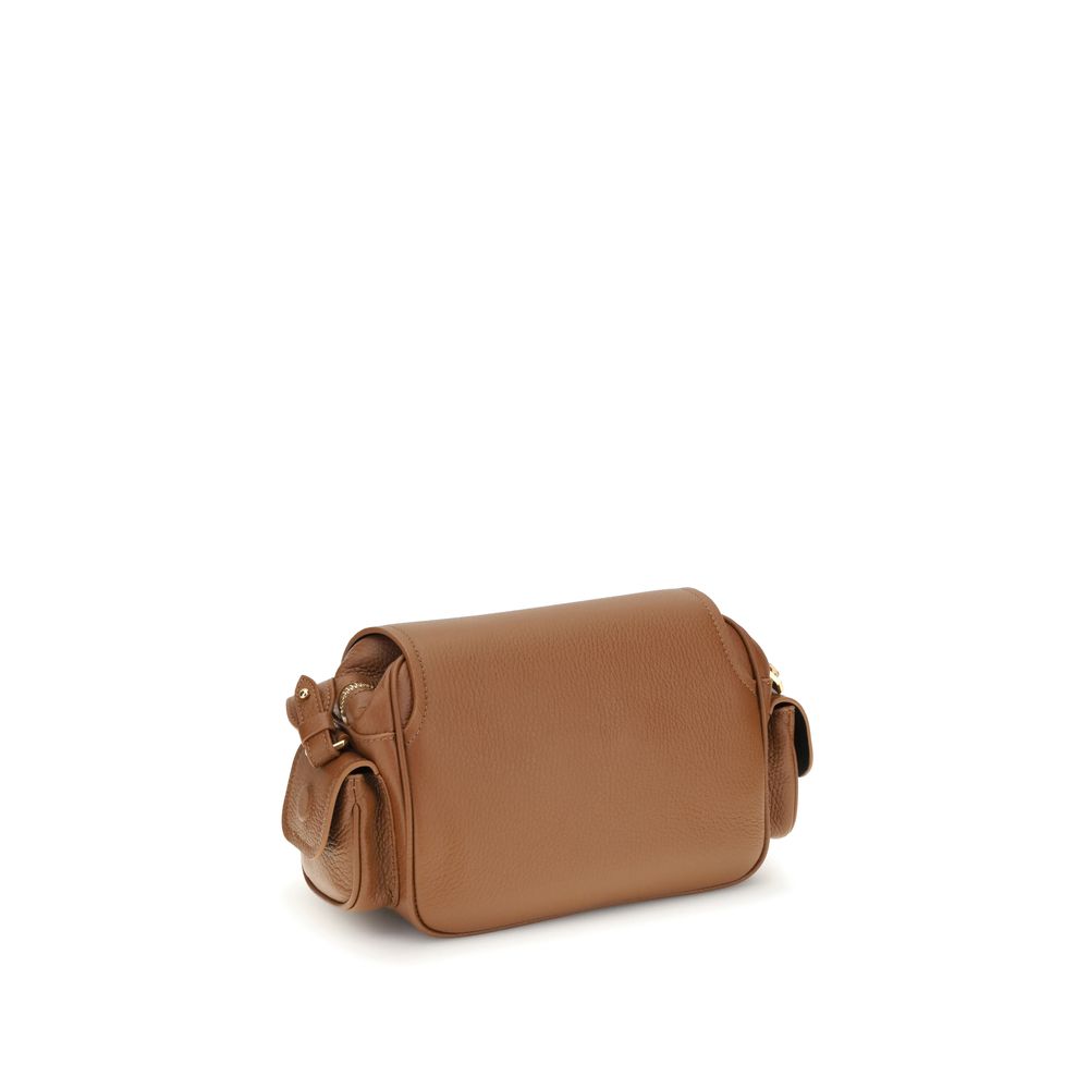 Coccinelle laukku Brown Leather Shoulder Bag