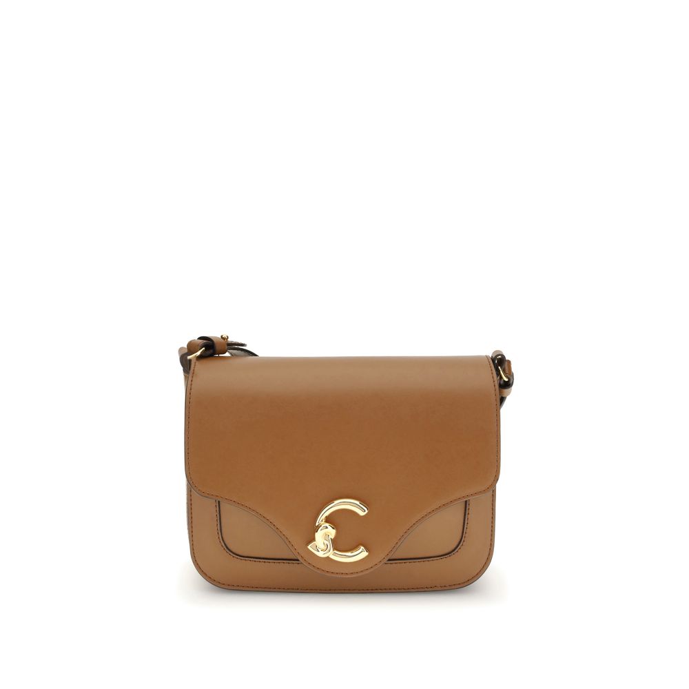 Coccinelle laukku Brown Leather Shoulder Bag