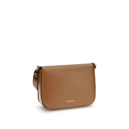 Coccinelle laukku Brown Leather Shoulder Bag