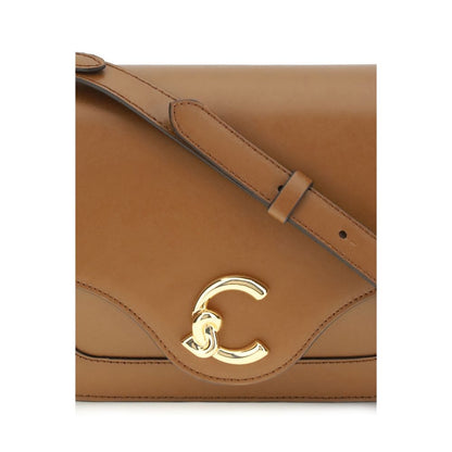 Coccinelle laukku Brown Leather Shoulder Bag