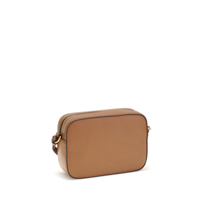 Coccinelle laukku Brown Calf Leather Bos Taurus Shoulder Bag