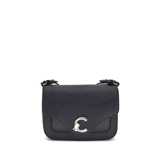 Coccinelle laukku Black Calf Leather Bos Taurus Shoulder Bag
