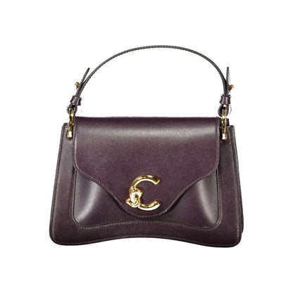 Coccinelle laukku Purple Leather Handbag