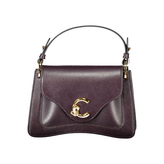 Coccinelle laukku Purple Leather Handbag