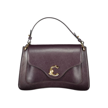 Coccinelle laukku Purple Leather Handbag